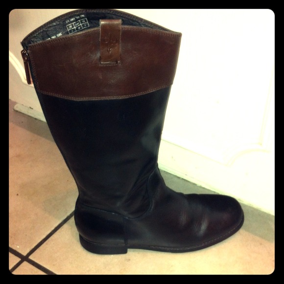 Colehaan 2-tone riding boots