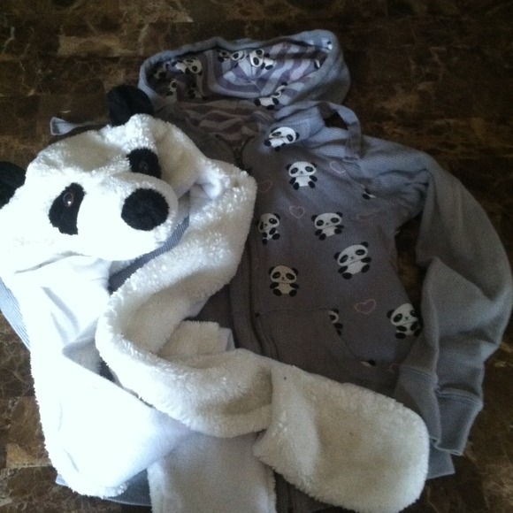 Panda lover combo** sweater an beanie