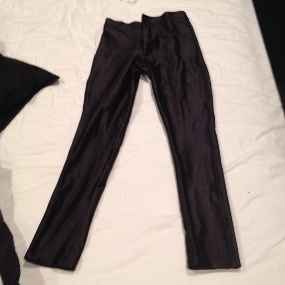 American Apparel Black Disco Pants
