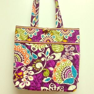 NWOT Vera Bradley Villager Bag Plum Crazy