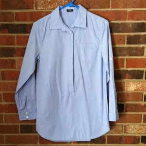 J.Crew popover cotton long sleeve