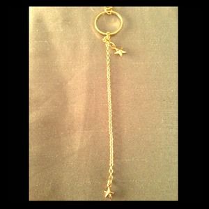 Goldtone Star Necklace