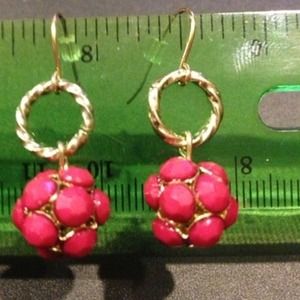 Red Dangling Earrings