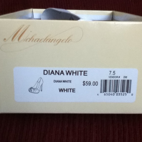 REDUCED!!!! Michaelanhelo David's Bridal Shoes - Picture 3 of 4