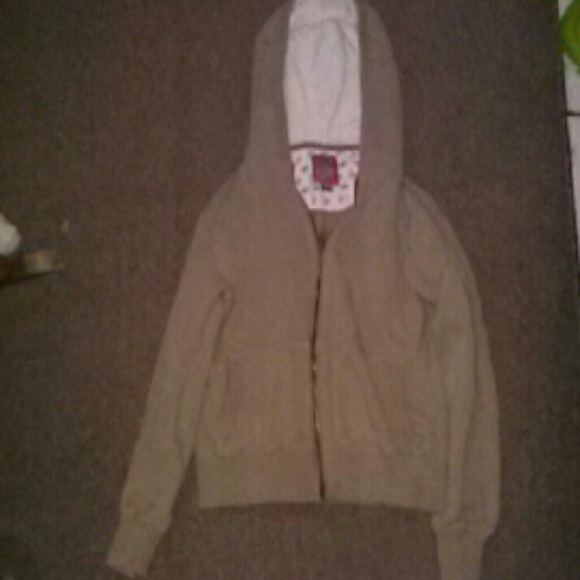 Tan zip up jacket