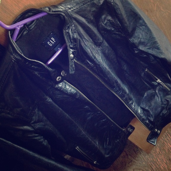 GAP Leather Motorcycle Jacket (SOLD!!!!!!)
