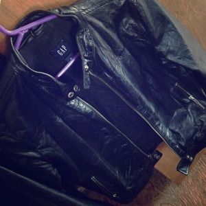 GAP Leather Motorcycle Jacket (SOLD!!!!!!)