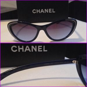Chanel cat eye sunglasses