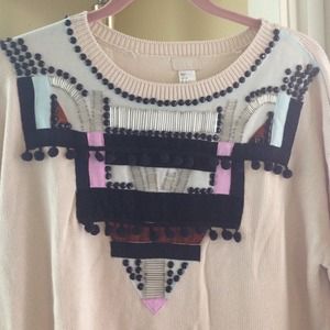 Exquisite Embellished Sweater