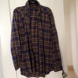 Oversized plaid flannel