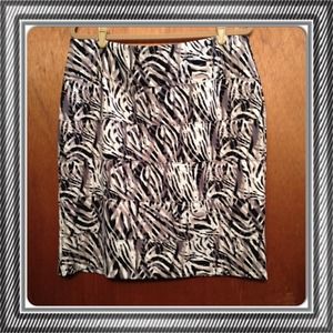 Alfani Animal Print Skirt