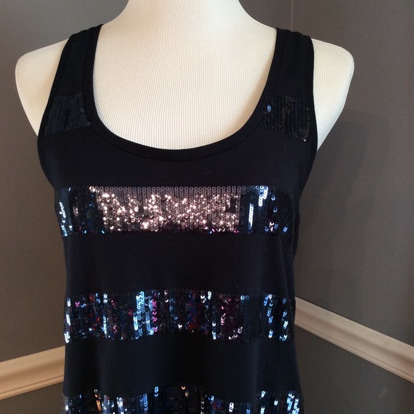 J. Crew Factory Sequin Racerback dress - Picture 3 of 4