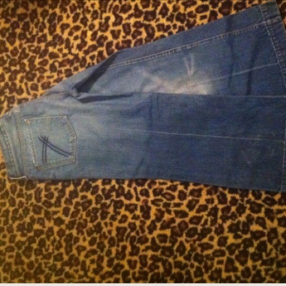 7 for all man kind crops 100% cotton - Picture 2 of 4