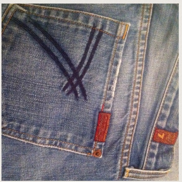 7 for all man kind crops 100% cotton - Picture 4 of 4