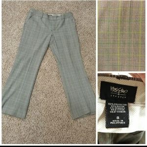 Plaid dress pants