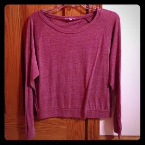 dark pinky red long sleeve shirt from forever 21!
