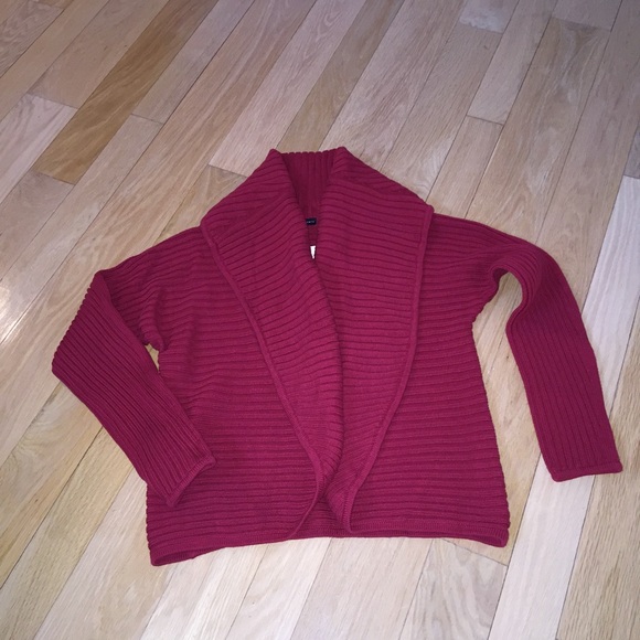 GRACE ELEMENTS Cotton Wrap Sweater - Picture 2 of 3