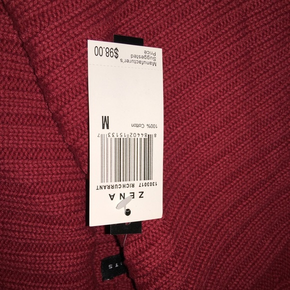 GRACE ELEMENTS Cotton Wrap Sweater - Picture 3 of 3