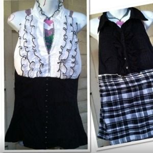 2 gorgeous +size halter tops + s.p. tube top