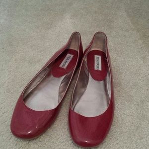 SOLD!!! Steve Madden Red Flats
