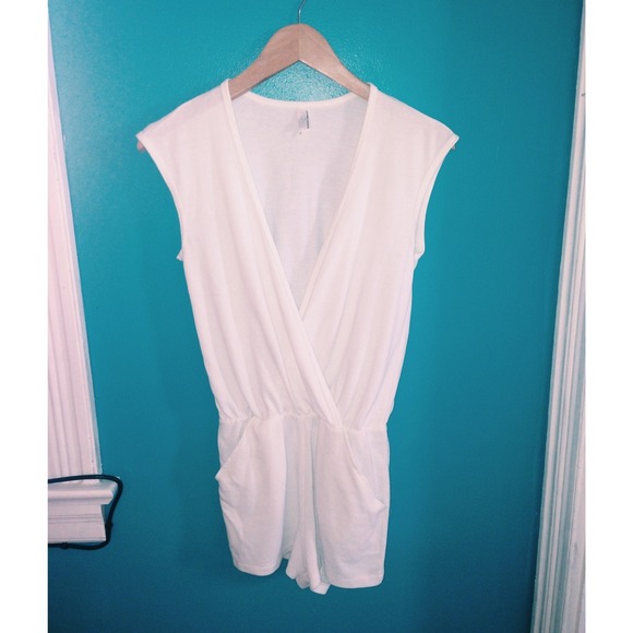 White American Apparel Romper