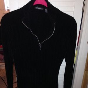 NWT - Black Sweater Shirt Soft Super Cute