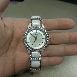 Fossil watch Ceramic and rose