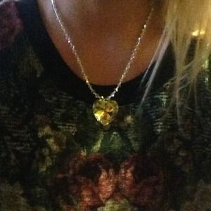 Swarovski crystal heart necklace NEW