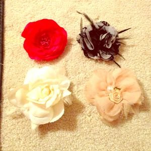 FLOWER BUNDLE!! all from Claire's.