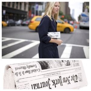 Kate Spade Newspaper Clutch