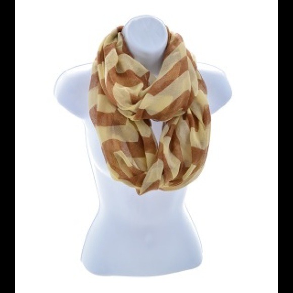 Camel colored scarf.  Lightweight
