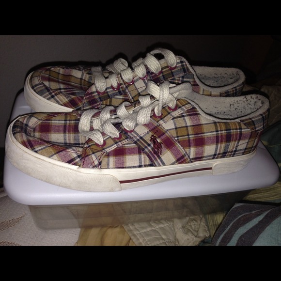 Plaid Ralph Lauren Polo Sneakers