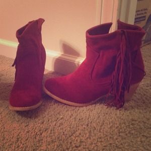 Red booties