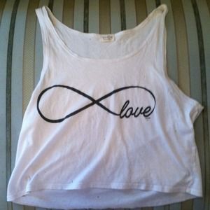 Brandy melville infinity love top