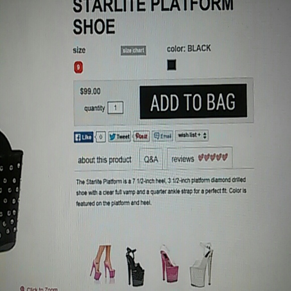 New Rhinestone pumps - Picture 4 of 4