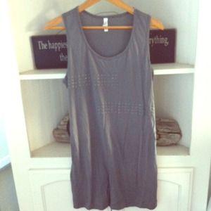 Long grey tank top $8