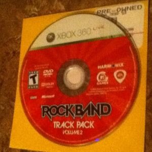 Rock band track pack volume 2 Xbox