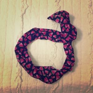 Watermelon wired headwrap