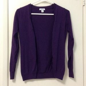 Dark purple cardigan