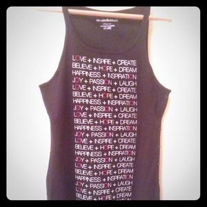 Black Inspirational Tank