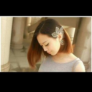 Nwot Filigree leaf ear cuff hook