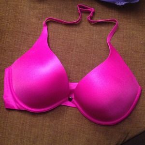 Victoria's Secret halter front close plunge bra