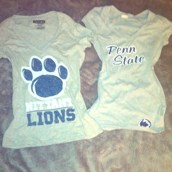 Nwot Two medium Pennstate v-necks 💕