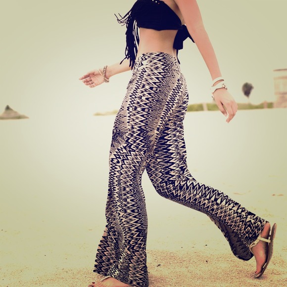 Pants - Tribal print pants