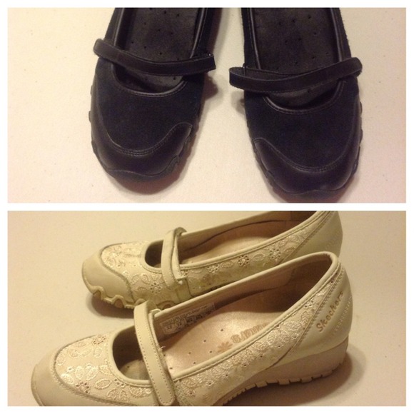 Two pairs of sketchers