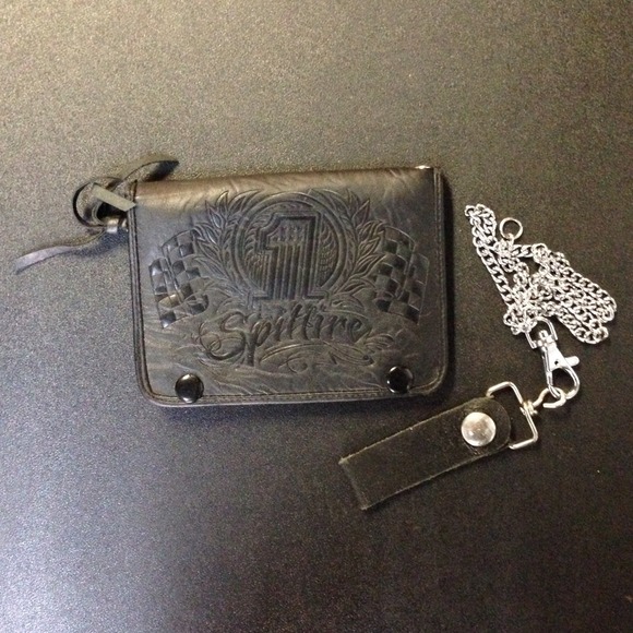 SpitFire Leather Chain Wallet. Used.