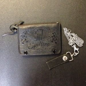 SpitFire Leather Chain Wallet. Used.