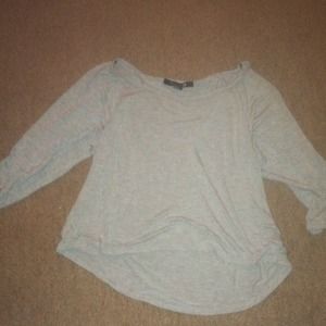 Grey flowy shirt