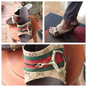 Authentic Clogs Gucci Heels