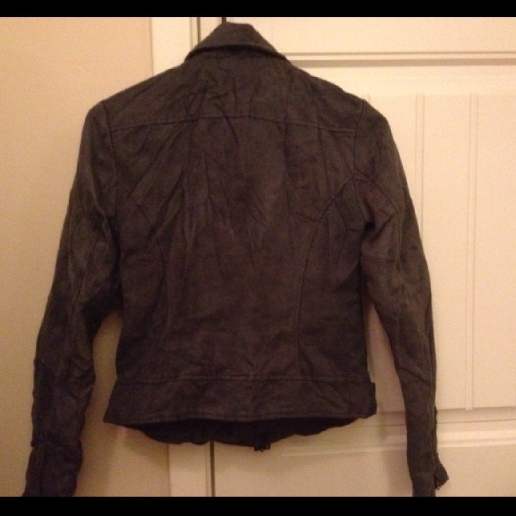 Dark blue Moto jacket - Picture 2 of 2